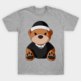 Girl Pilgrim Teddy Bear T-Shirt